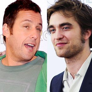 Adam Sandler, Robert Pattinson Adam Sandler, Robert Pattinson